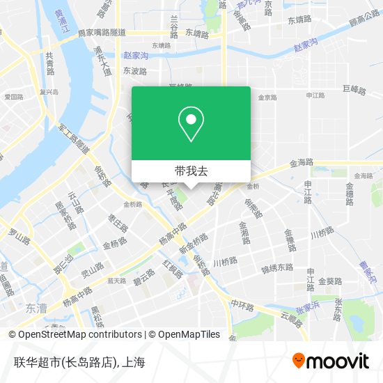 联华超市(长岛路店)地图