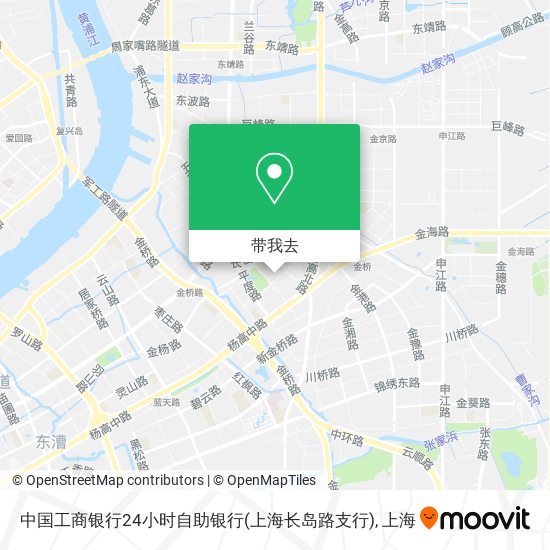 中国工商银行24小时自助银行(上海长岛路支行)地图
