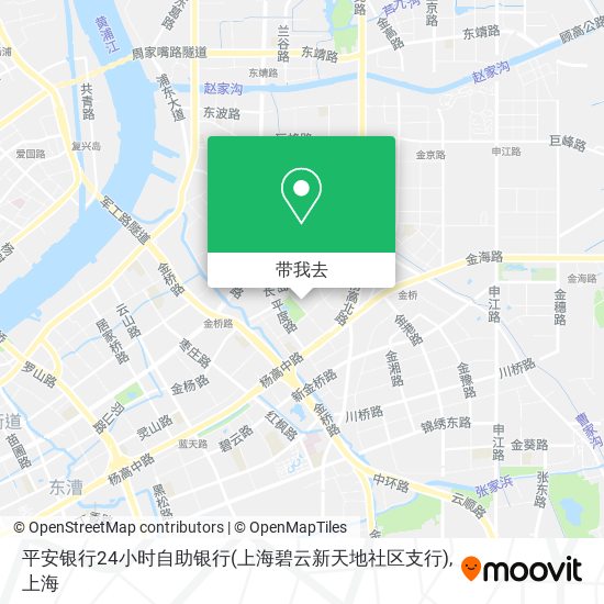 平安银行24小时自助银行(上海碧云新天地社区支行)地图