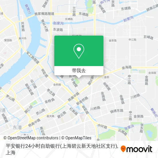 平安银行24小时自助银行(上海碧云新天地社区支行)地图