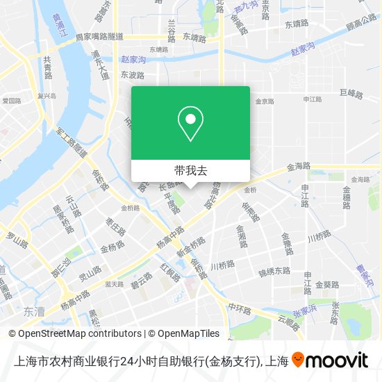 上海市农村商业银行24小时自助银行(金杨支行)地图
