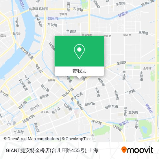 GIANT捷安特金桥店(台儿庄路455号)地图