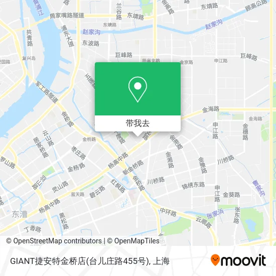 GIANT捷安特金桥店(台儿庄路455号)地图