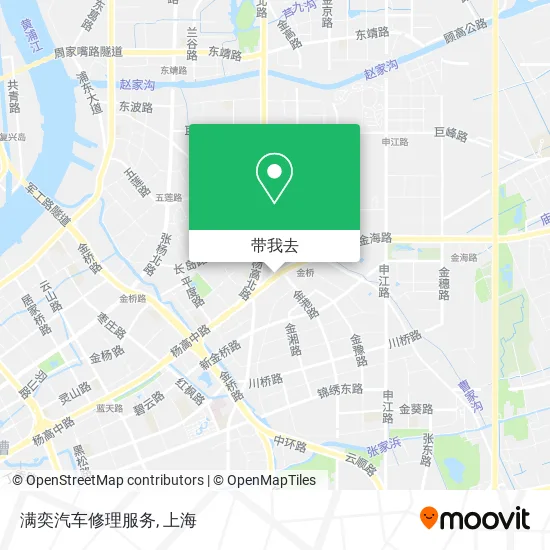 满奕汽车修理服务地图