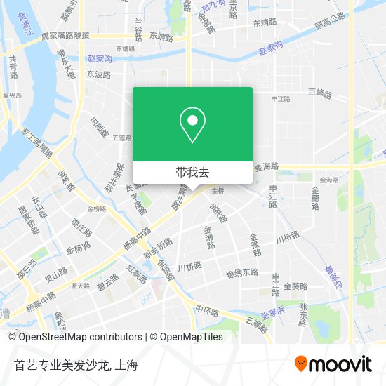 首艺专业美发沙龙地图