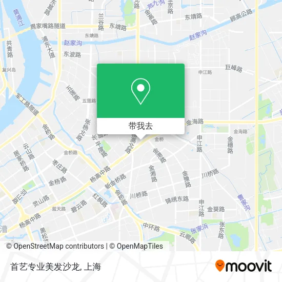 首艺专业美发沙龙地图