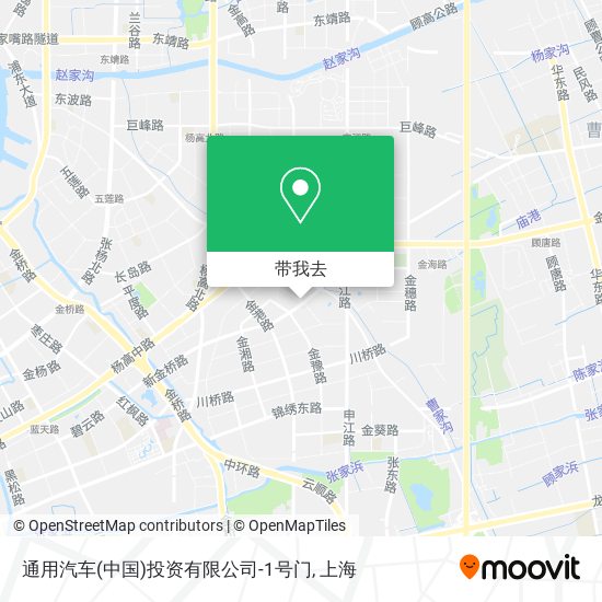 通用汽车(中国)投资有限公司-1号门地图