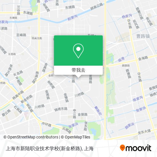 上海市新陆职业技术学校(新金桥路)地图