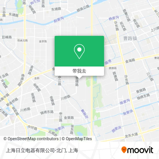 上海日立电器有限公司-北门地图