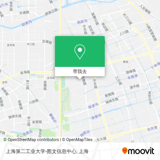 上海第二工业大学-图文信息中心地图