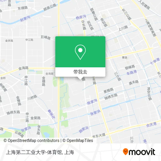 上海第二工业大学-体育馆地图