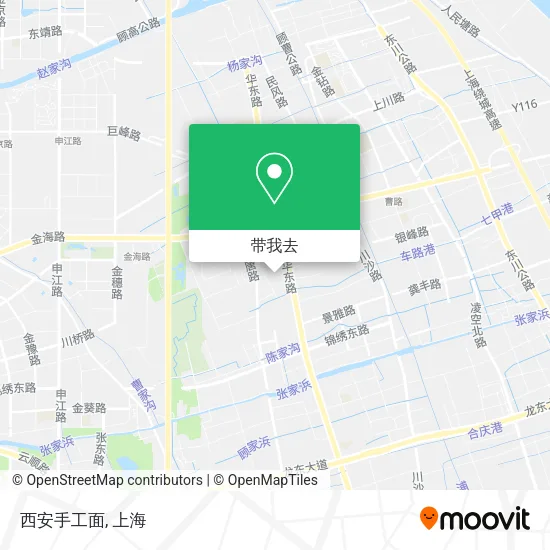 西安手工面地图