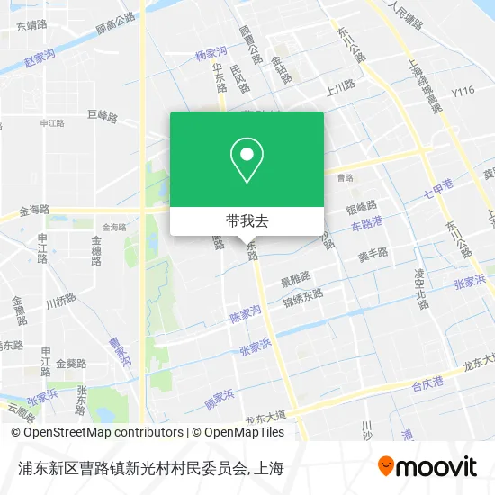 浦东新区曹路镇新光村村民委员会地图