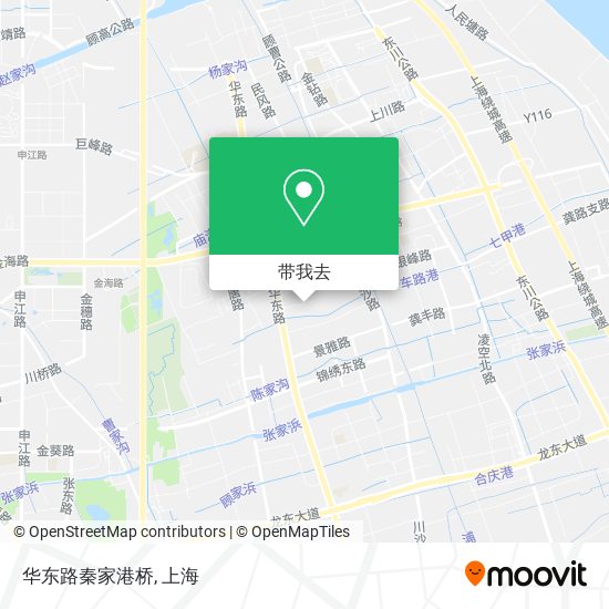 华东路秦家港桥地图
