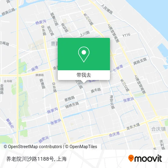 养老院川沙路1188号地图