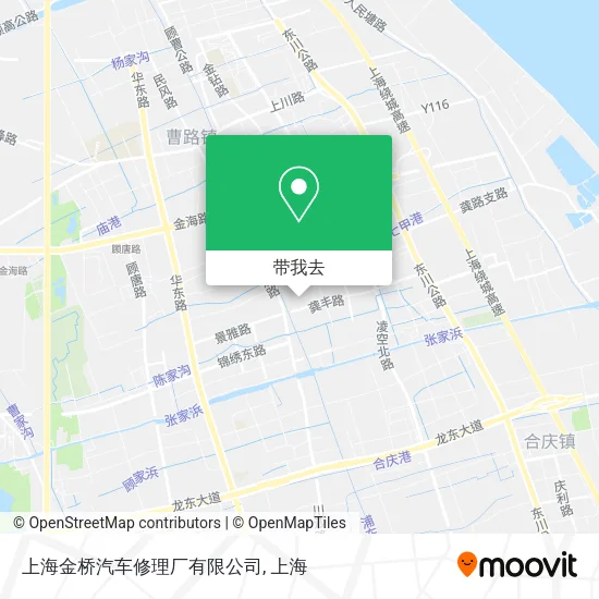 上海金桥汽车修理厂有限公司地图