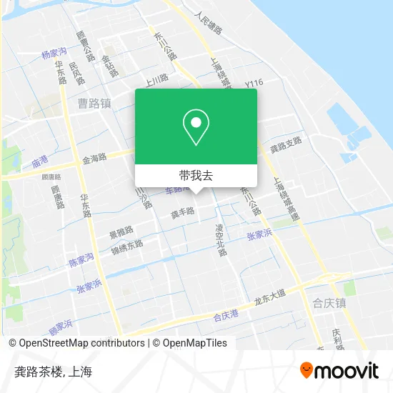 龚路茶楼地图