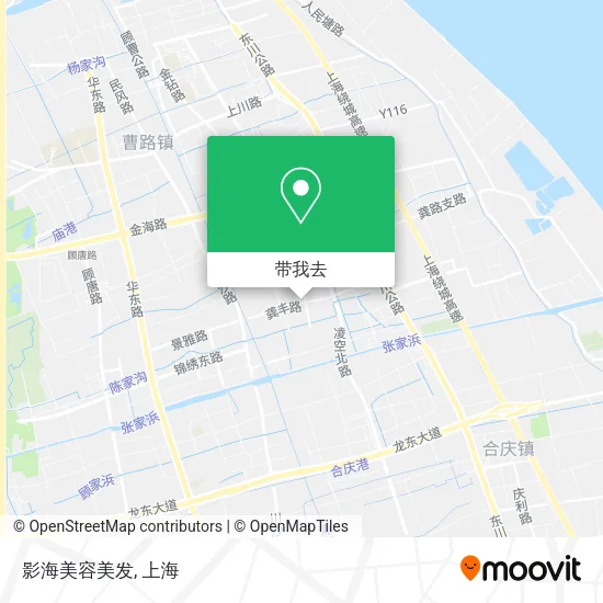 影海美容美发地图