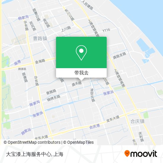 大宝漆上海服务中心地图
