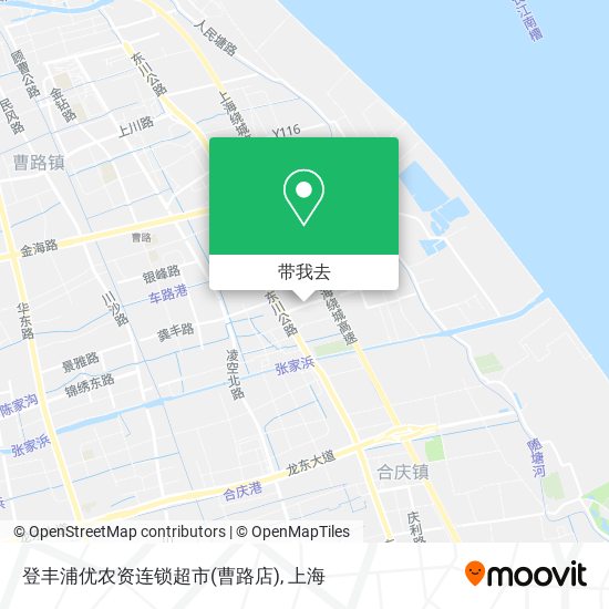 登丰浦优农资连锁超市(曹路店)地图