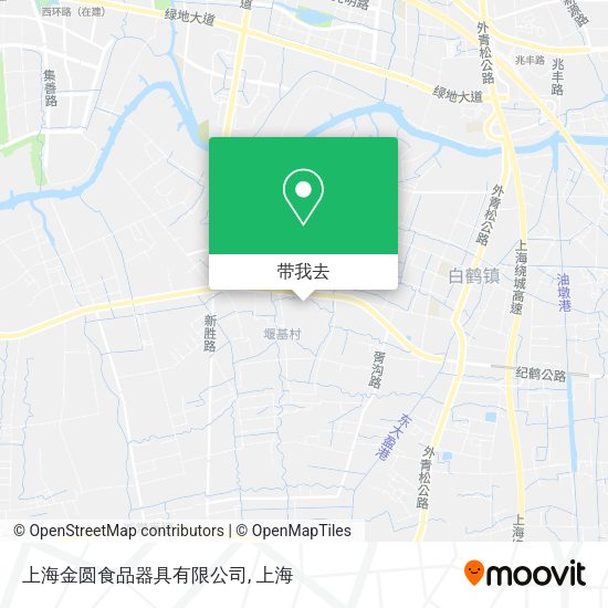 上海金圆食品器具有限公司地图
