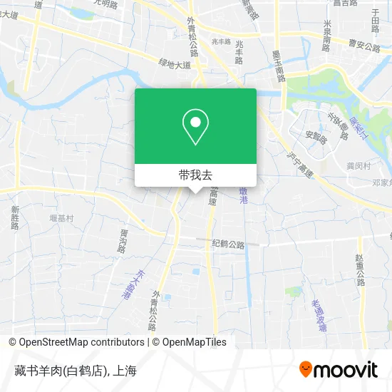 藏书羊肉(白鹤店)地图