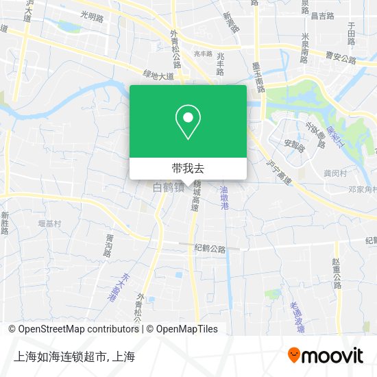 上海如海连锁超市地图