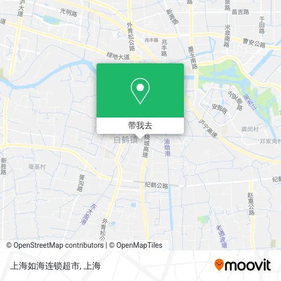 上海如海连锁超市地图