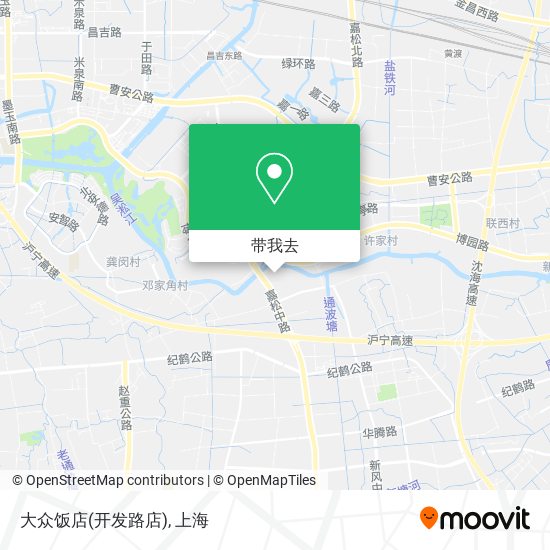 大众饭店(开发路店)地图