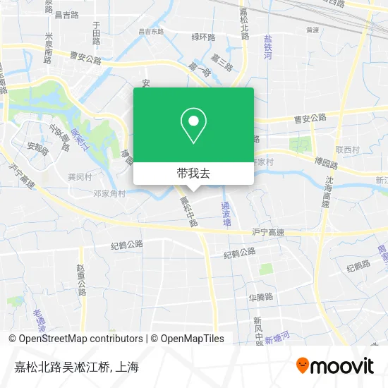 嘉松北路吴凇江桥地图