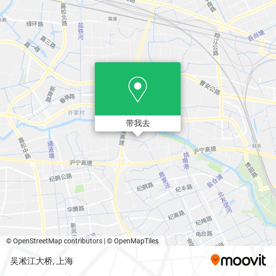 吴凇江大桥地图