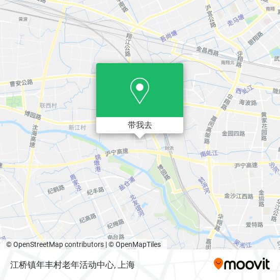 江桥镇年丰村老年活动中心地图