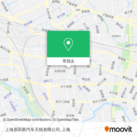 上海原田新汽车天线有限公司地图