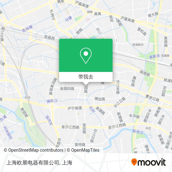 上海欧展电器有限公司地图