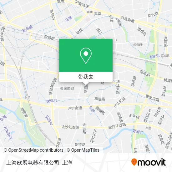 上海欧展电器有限公司地图