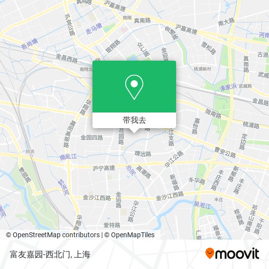 富友嘉园-西北门地图