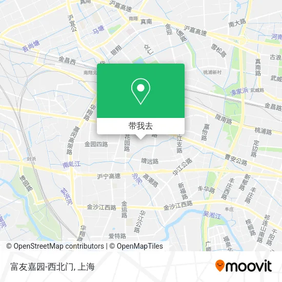 富友嘉园-西北门地图