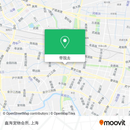 鑫海宠物会所地图