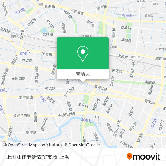 上海江佳老街农贸市场地图