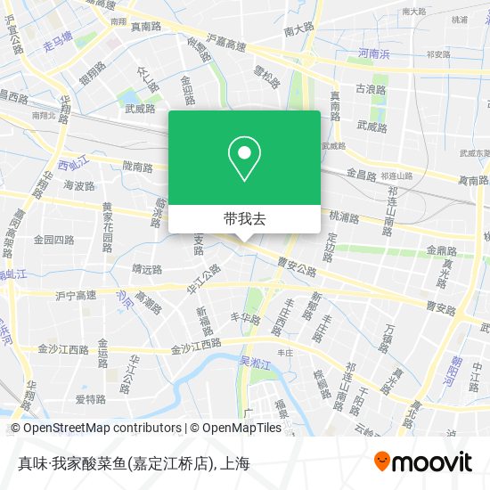 真味·我家酸菜鱼(嘉定江桥店)地图