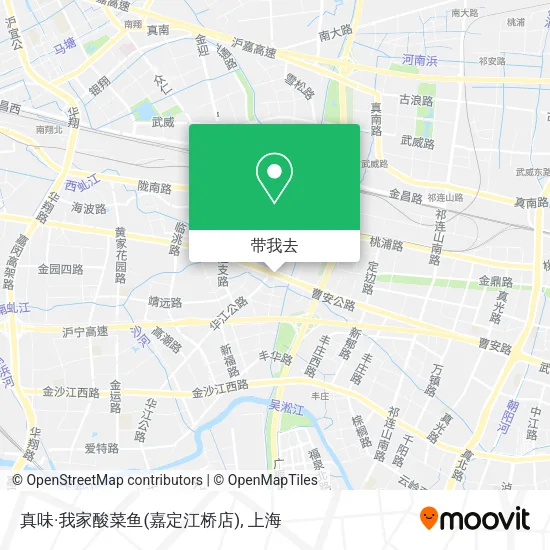 真味·我家酸菜鱼(嘉定江桥店)地图