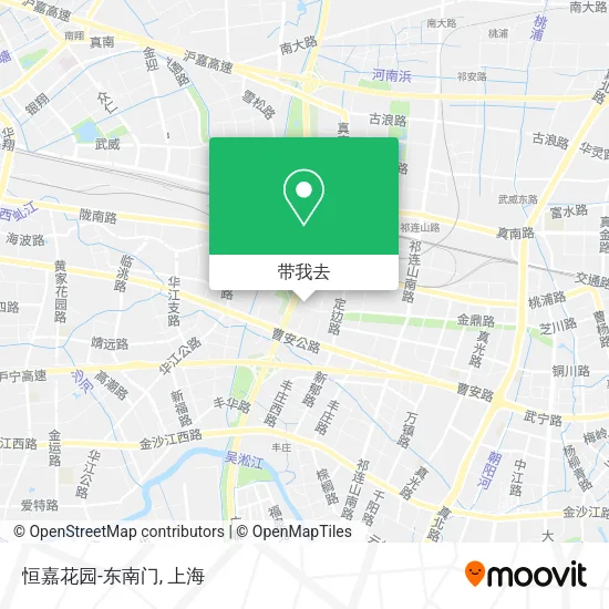 恒嘉花园-东南门地图