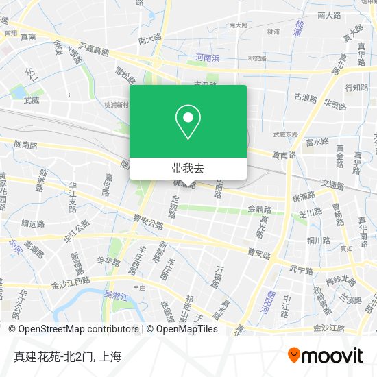 真建花苑-北2门地图