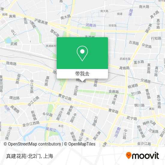 真建花苑-北2门地图