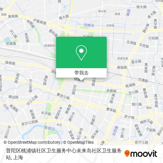 普陀区桃浦镇社区卫生服务中心未来岛社区卫生服务站地图