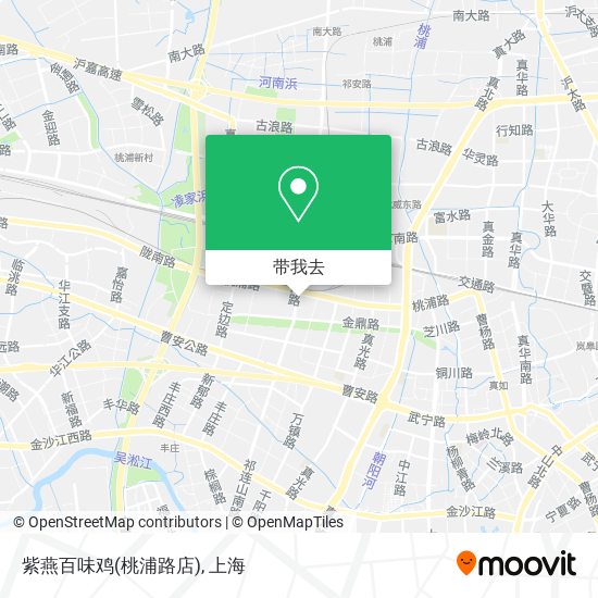 紫燕百味鸡(桃浦路店)地图