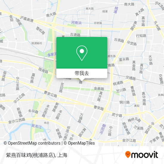 紫燕百味鸡(桃浦路店)地图