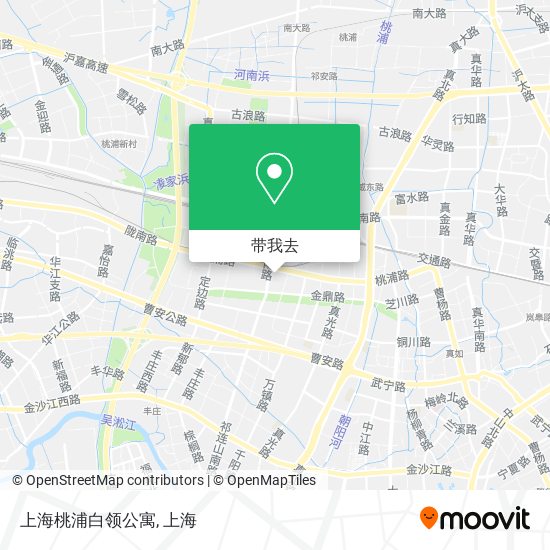 上海桃浦白领公寓地图