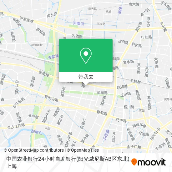 中国农业银行24小时自助银行(阳光威尼斯AB区东北)地图