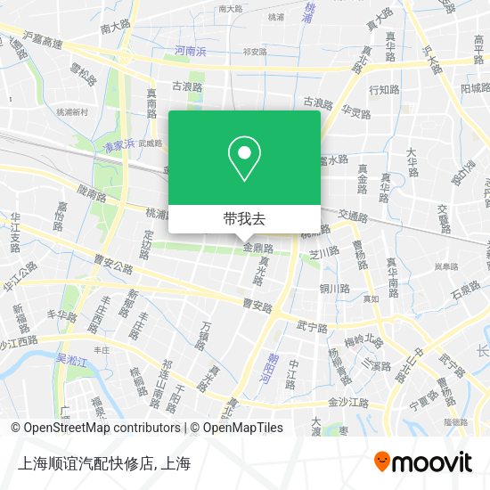上海顺谊汽配快修店地图
